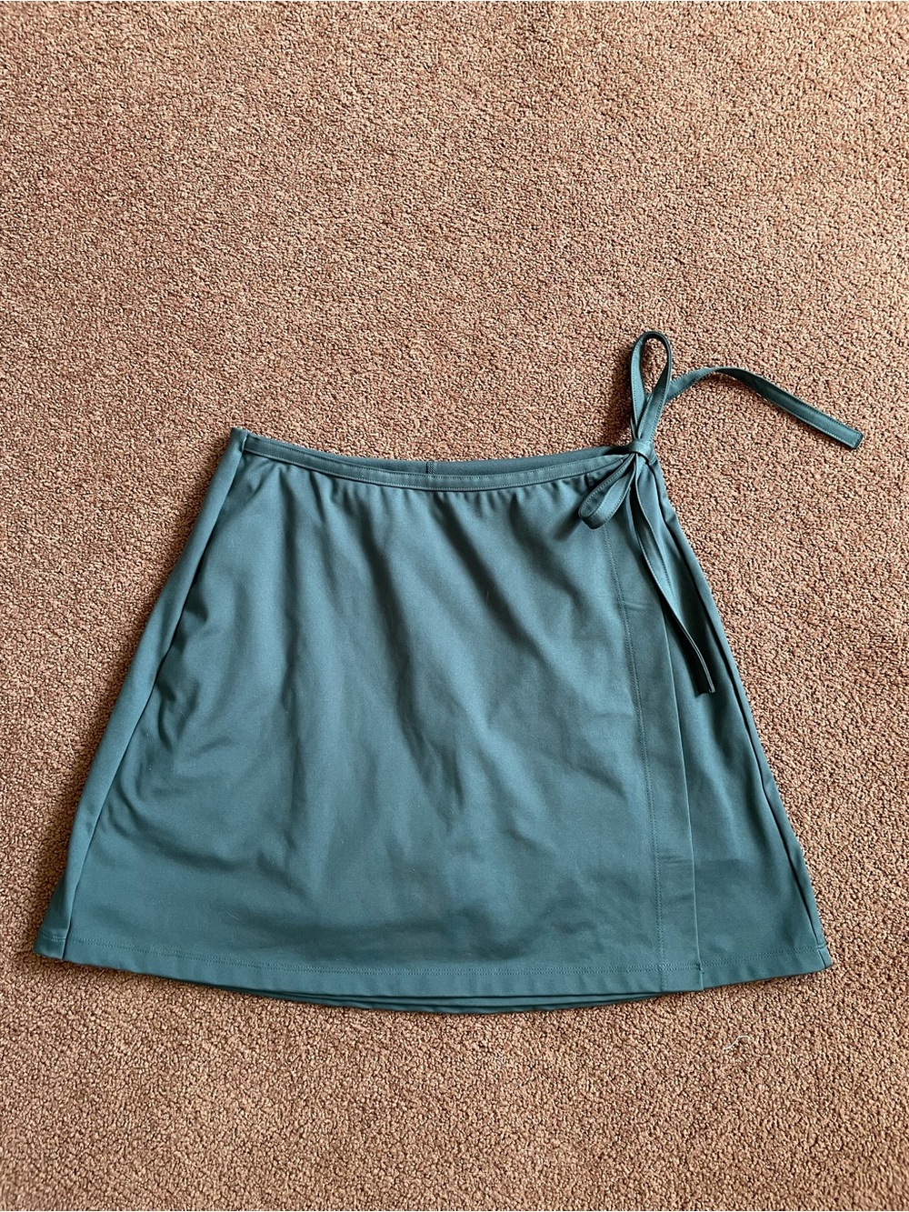 SOLD - Girlfriend Collective - Green Mini Wrap Skort - Size Large